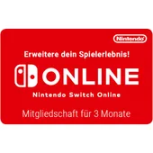 Nintendo Switch Mitgliedschaft 3 Monate 7,99 EUR