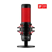 HyperX QuadCast USB Mikrofon mit roter Beleuchtung