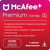 McAfee Plus Premium - Family | Download & Produktschlüssel