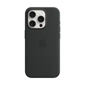 Apple Original iPhone 15 Pro Silicone Case mit MagSafe - Schwarz