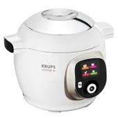 Krups CZ7101 Cook4Me+ Multikocher  6l, 1200 W, weiß/grau 