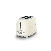 Smeg TSF01CREU 50's Style Toaster, creme