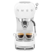SMEG ECF02WHEU 50s Style Espresso-Kaffemaschine Weiß 