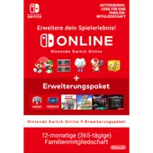 Nintendo Switch Online Family 12 Monate + Erweiterungspaket Digital Code