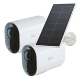 Arlo Ultra 2 XL Überwachungskamera außen - 2er Set weiß + Solarpanel