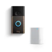 RING Video Doorbell Gen. 2 - Bronze, 1080p HD, Gegensprechfunktion, Türklingel + Chime