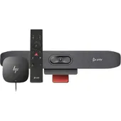 Poly Studio R30 Plus (Business-Kit) - 4K USB-Video-Bar + Bluetooth Remote + HP USB-C Dock G5