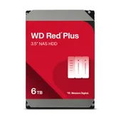 WD Red Plus WD60EFPX NAS HDD - 6 TB 5400 rpm 256 MB 3,5 Zoll SATA 6 Gbit/s CMR 6TB