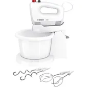 Bosch MFQ2600W Handrührer mit Ständer / Schüssel CleverMixx weiß