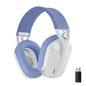 Logitech G435 Grauweiß/ Flieder - Kabelloses LIGHTSPEED Gaming-Headset