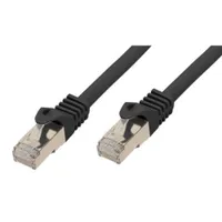 Good Connections Patchkabel mit Cat. 7 Rohkabel S/FTP schwarz 0,25m
