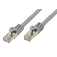 Good Connections Patchkabel mit Cat. 7 Rohkabel S/FTP grau 1m