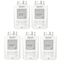 AVM FRITZ!DECT 301 smarte Heizkörperthermostate für AVM Fritz!Box, 5er Pack