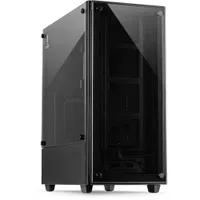 Inter-Tech C-303 Mirror, Midi Tower ATX Gehäuse, Schwarz 