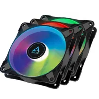 ARCTIC Gehäuselüfter P12 PWM PST A-RGB 0dB schwarz 3er-Pack, 120 mm, 4-pin