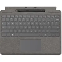 Microsoft Surface Pro Signature Keyboard Platin mit Slim Pen 2 8X6-00065 
