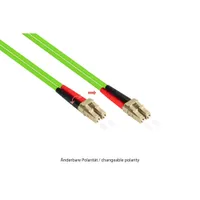 Good Connections 5m LWL Duplex OM5 (Multimode 50/125) LC/LC LSZH grün