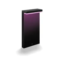 Philips Hue White & Color Ambiance Nyro Sockelleuchte Outdoor schwarz  