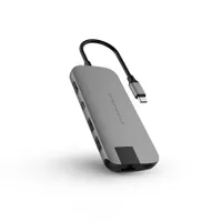 Hyper Drive Slim 8-in-1 USB-C Hub Grau 