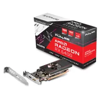 SAPPHIRE AMD Radeon RX 6400 Pulse Grafikkarte mit 4GB GDDR6 HDMI/DP, Low Profile