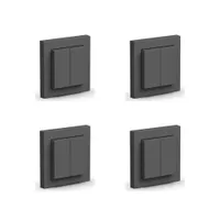 Senic Friends of Hue Switch anthrazit batterieloses 4-fach Schalterset