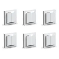 Senic Friends of Hue Switch matt weiß batterieloses 6-fach Schalterset