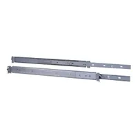 Inter-Tech Teleskopschienensatz 455 mm, 50-80 cm 88887221 2HE Silber