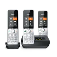 Gigaset Comfort 500A Trio- Schnurlostelefon- Rufnummernanzeige, Anrufbeantworter