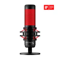 HyperX QuadCast USB Mikrofon mit roter Beleuchtung