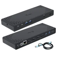 i-tec USB 3.0 / USB-C / Thunderbolt 3 Dual Display Docking Station Gen2 + PD 100