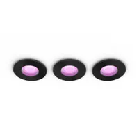 Philips Hue White & Color Ambiance Xamento Deckenspot Einbauspot sw • 3er Pack