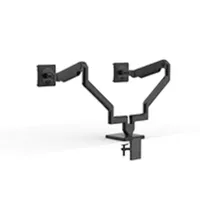 Humanscale M2.1 Monitorarm mit Doppelklemmhalterung, schwarz