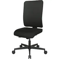 eurokraft pro Bürodrehstuhl V1, Rückenlehne gepolstert, schwarz 