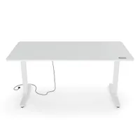 Yaasa elektrisch höhenverstellbarer Schreibtisch Desk Pro 2 - 160x80cm -Offwhite