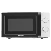 Medion MD 11475 Mikrowelle schwarz/weiß 20l