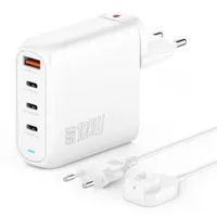 4Smarts Ladegerät GaN Flex Pro 100W 3 USB-C+1 USB-A -  weiß 