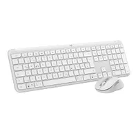 Logitech MK950 Signature Slim Combo Pale Grey - Kabelloses Tastaturkombination