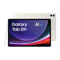 Samsung GALAXY Tab S9+ X810N WiFi 256GB beige Android 13.0 Tablet +Book Cover Keyboard EF-DX815
