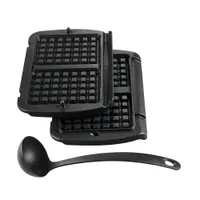 Tefal XA7248 OptiGrill Waffelplatten (x 2) und Schöpfkelle  