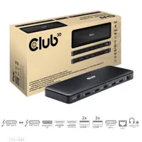 Club3D Thunderbolt™ 4 zertifizierte 12-in-1-Dockingstation