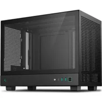 DeepCool CH160 schwarz Mini Tower Gehäuse Mini-ITX Glasfenster
