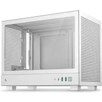 DeepCool CH160 weiß Mini Tower Gehäuse Mini-ITX Glasfenster