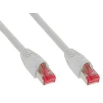 InLine 76405 Patchkabel S/FTP (PiMf) Cat.6 250MHz PVC 5.00 m Cat 6 S/FTP  grau