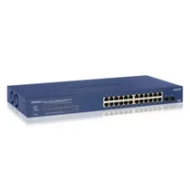 Netgear ProSAFE GS724TPv2 24-Port GB Smart Managed Pro Switch mit PoE+ 2 SFP GBIC