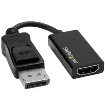 StarTech DP2HD4K60S DisplayPort Aktiver Adapter 1x DP 1.4 Stecker auf 1x HDMI 2.0 A-Buchse