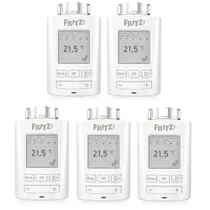 AVM FRITZ!DECT 301 smarte Heizkörperthermostate für AVM Fritz!Box, 5er Pack