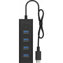 ICY BOX IB-HUB1409-C3 USB3.0 Hub, Alu-Gehäuse