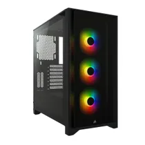 Corsair iCUE 4000X RGB Midi Tower Tempered Glass schwarz