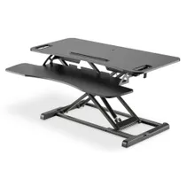 DIGITUS Ergonomischer Schreibtischaufsatz schwarz