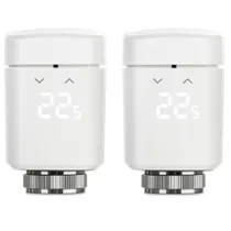 Eve Thermo - smartes Heizkörperthermostat Apple HomeKit Thread, 2er Pack